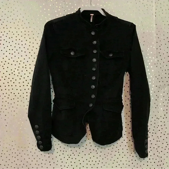 Free People Black Jacket - Picture 2 of 6